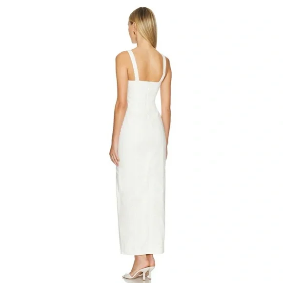 L’Academie by Marianna Renia Maxi Dress in Ivory - Picture 3 of 10